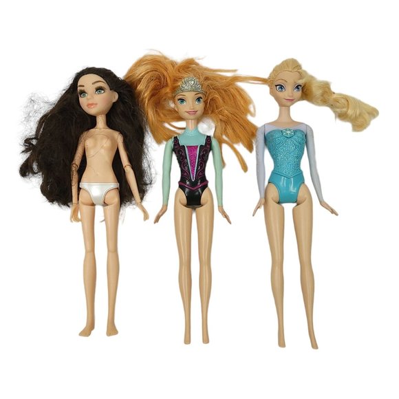 Assorted Fashion Play Pretend 11" - 11.5" Dolls Lot Of 6 - Picture 5 of 6